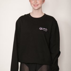 Black sweat shirt front 